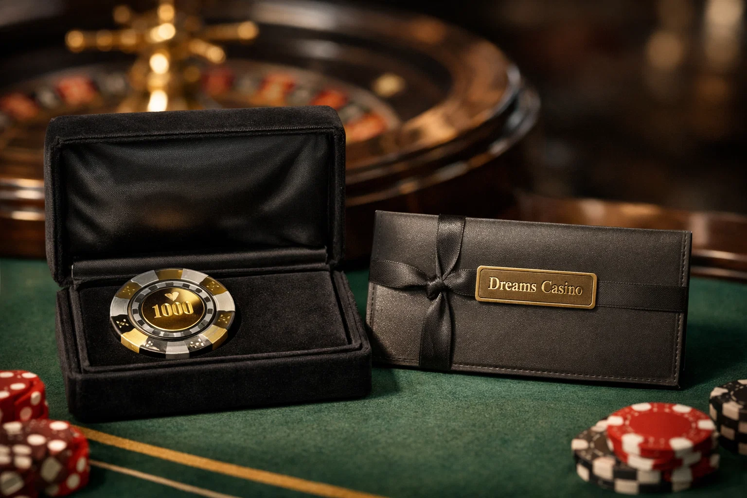 Player enjoying dreams casino online slots